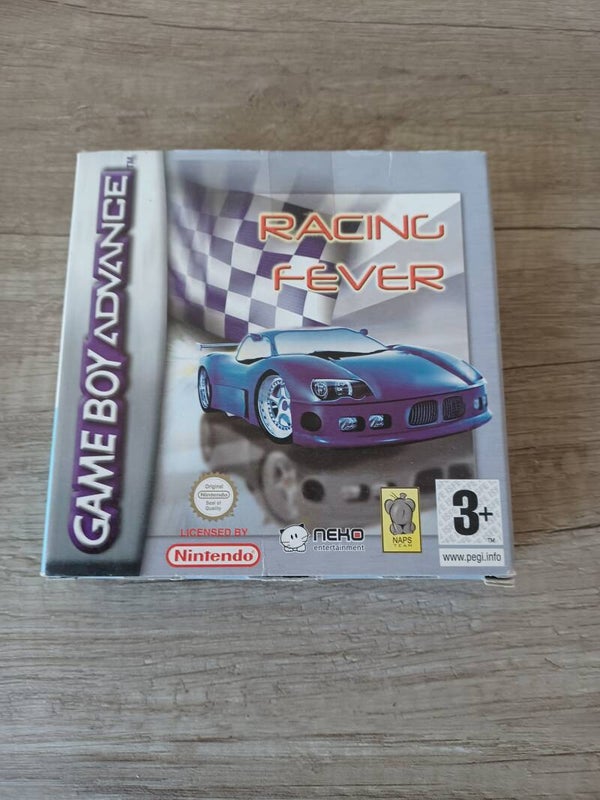 boite vide , jeu gameboy advance racing fever , occasion