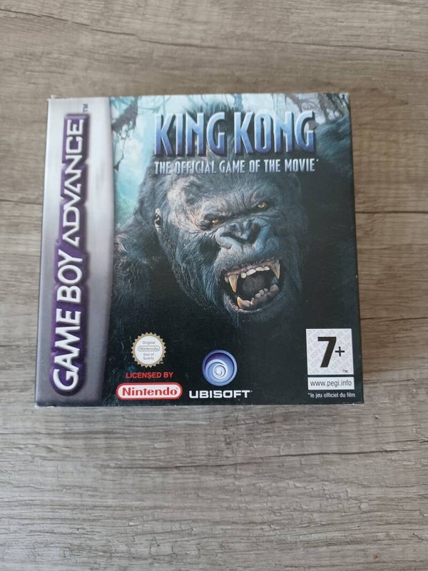 boite vide , jeu gameboy advance king kong , occasion