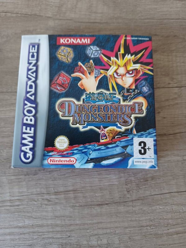 boite vide , jeu gameboy advance yu gi oh dungeondice monsters , occasion