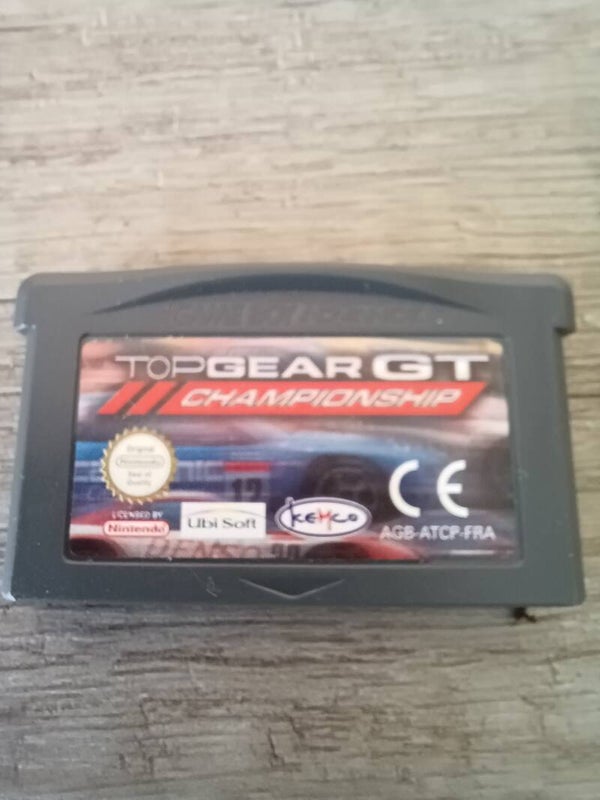 jeu gameboy advance , top gear gt championship , occasion