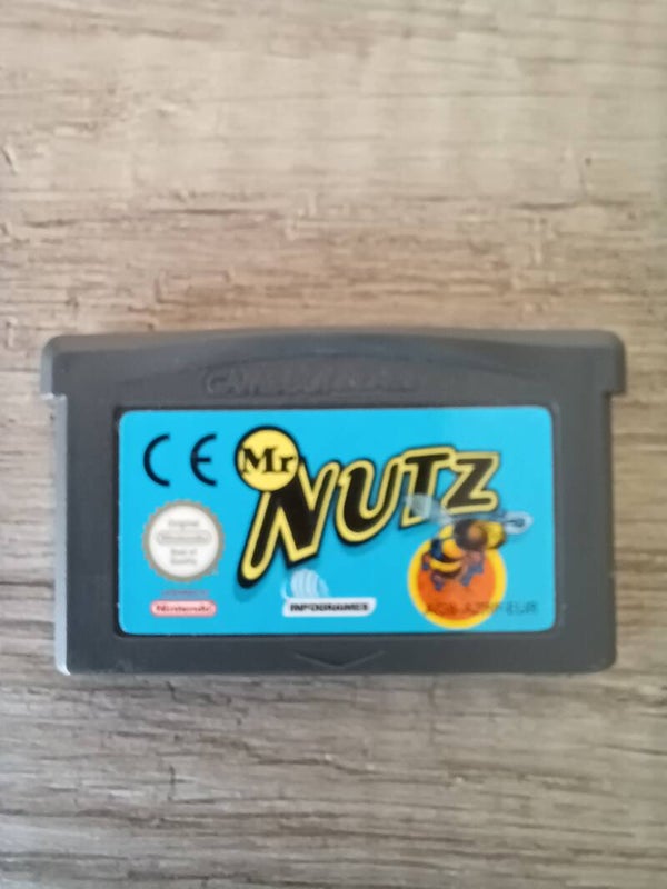 jeu gameboy advance , mr nutz , occasion