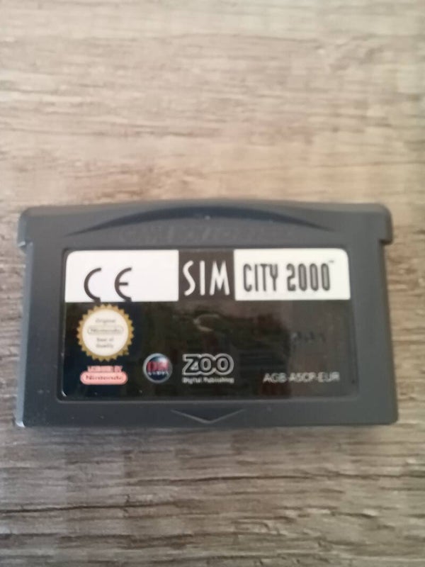 jeu gameboy advance , sim city 2000 , occasion