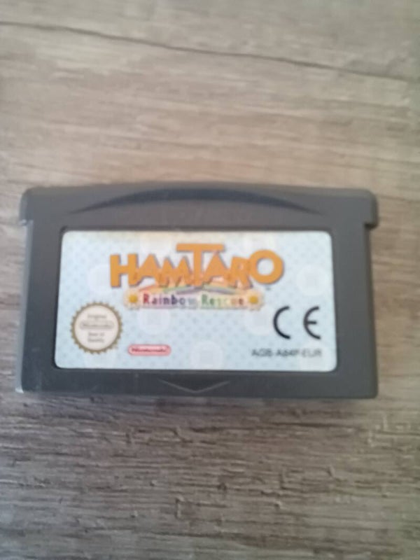 jeu gameboy advance , hamtaro rainbow rescue  , occasion