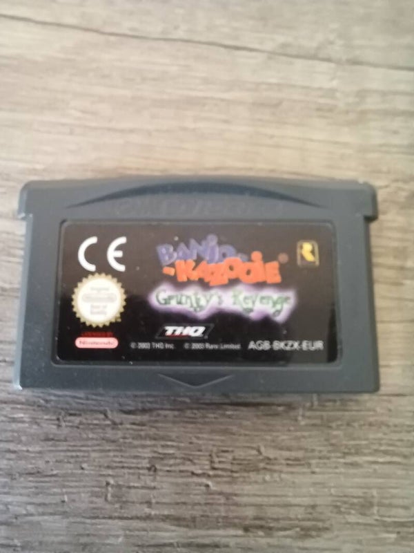 jeu gameboy advance , banjo kazooie , occasion