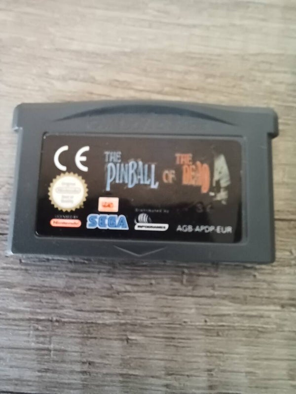 jeu gameboy advance , the pinball of the dead , occasion