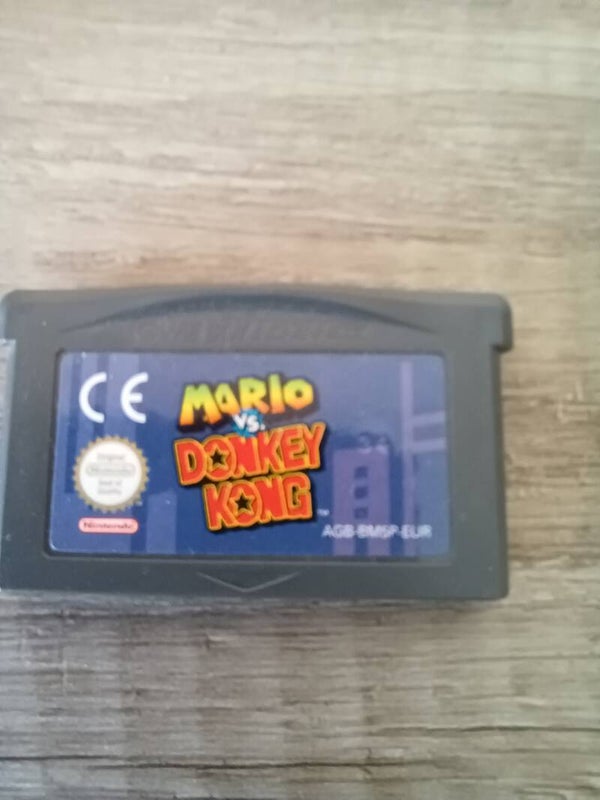 jeu gameboy advance , mario vs donkey kong , occasion