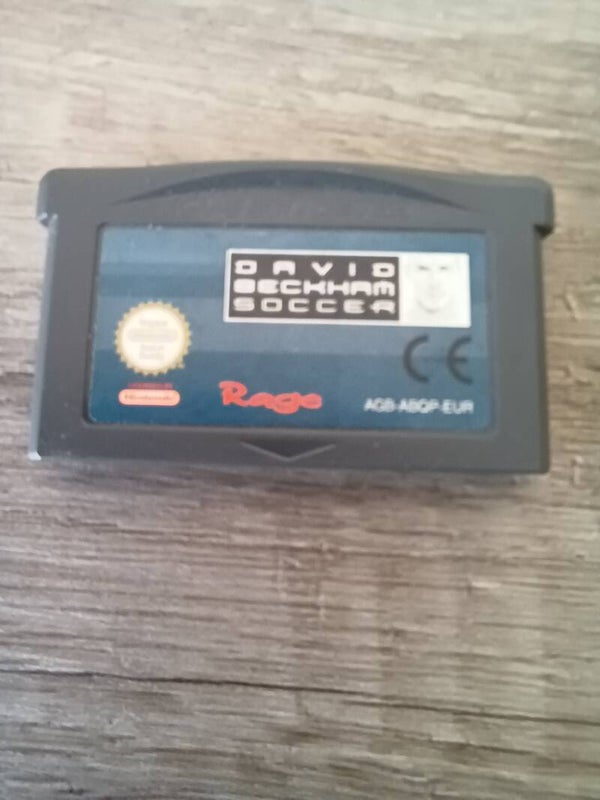 jeu gameboy advance , david beckham soccer , occasion