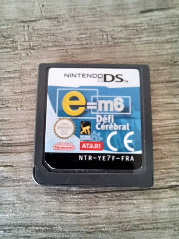 jeu nintendo ds , e=m6 , occasion