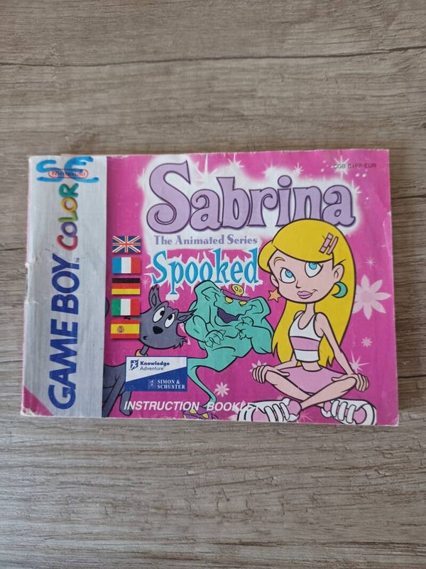 notice du jeu gameboy color sabrina, occasion