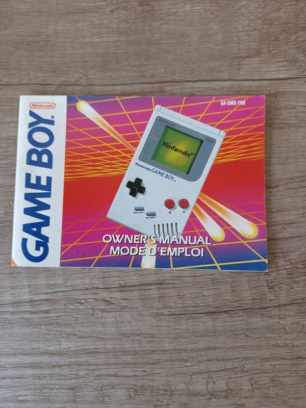 notice gameboy mode d'emploi occasion