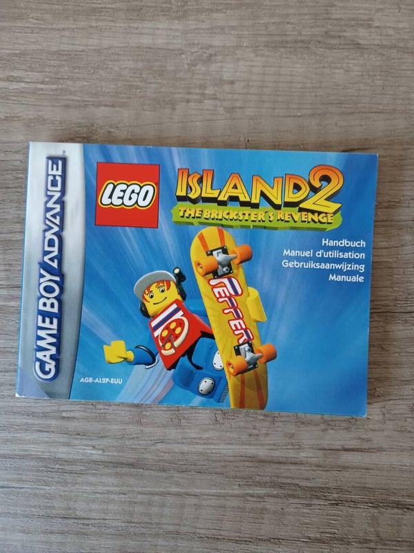 notice du jeu gameboy advance , lego island 2 , occasion