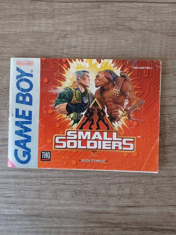 notice du jeu gameboy , small soldiers , occasion