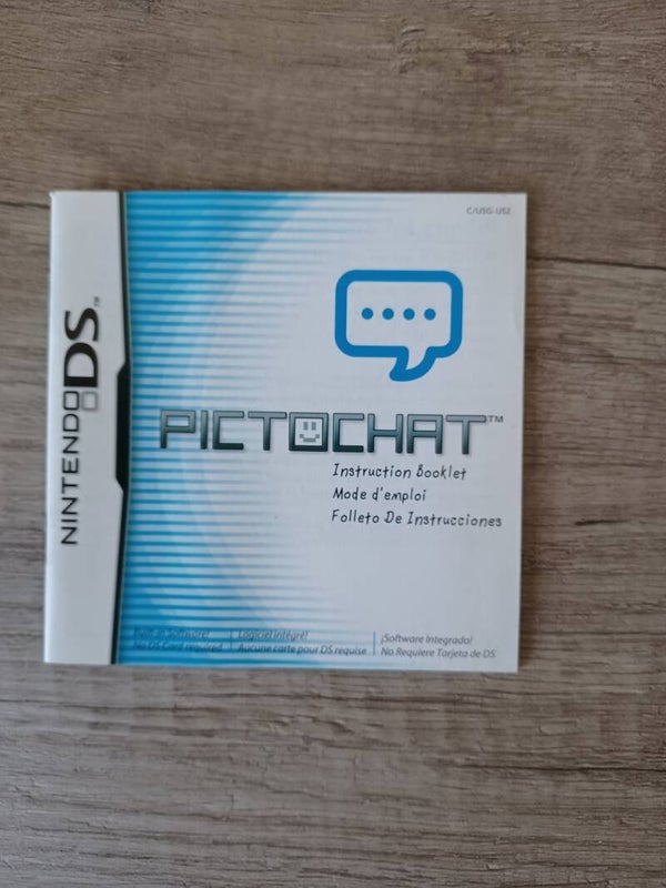 notice de pictochat ds , occasion