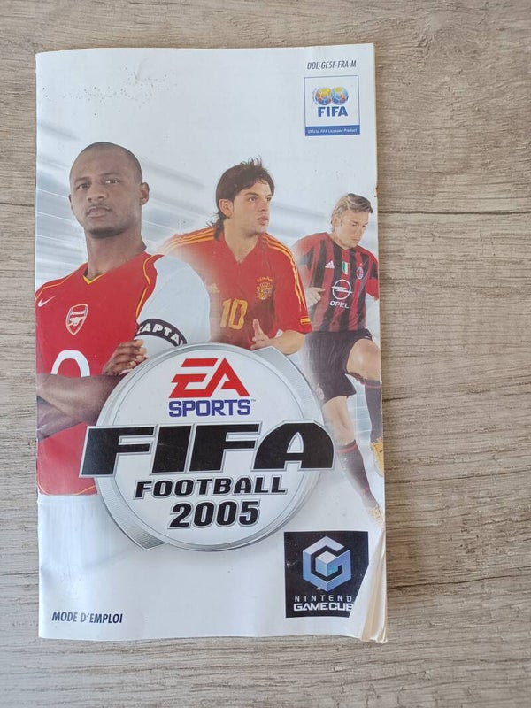 notice du jeu gamecube , fifa 2005 , occasion