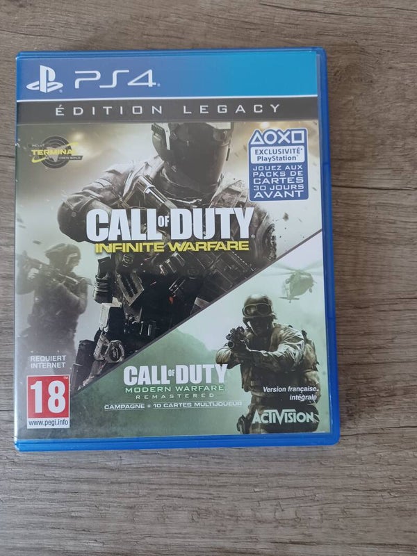 jeu playstation 4 ps4 , call of duty infinite warfare , occasion