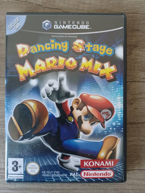 jeu nintendo gamecube dancing stage mario mix , occasion