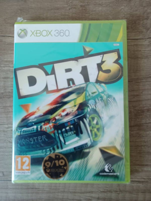 jeu xbox 360 , dirt 3 , neuf