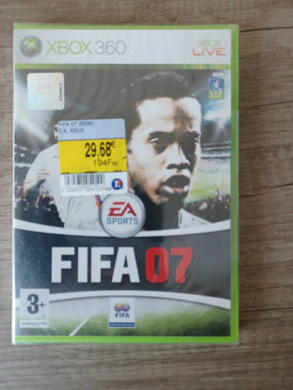 jeu xbox 360 , fifa 07 , neuf