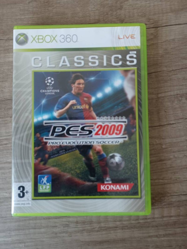 jeu xbox 360 , pes 2009 , occasion