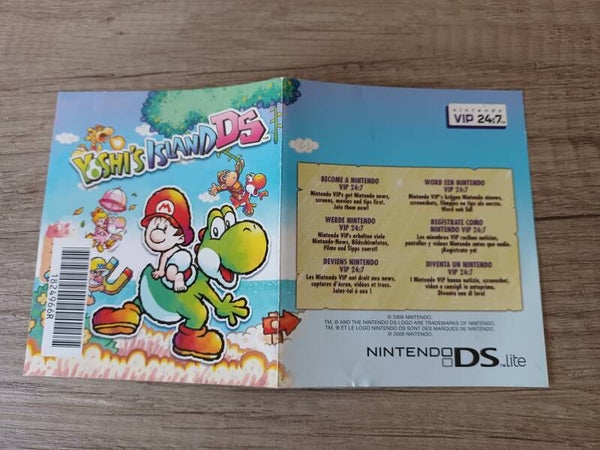 points vip nintendo ds yoshi's island , non gratté , occasion