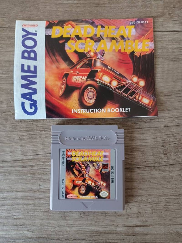 jeu et notice gameboy , dead heat scramble , occasion