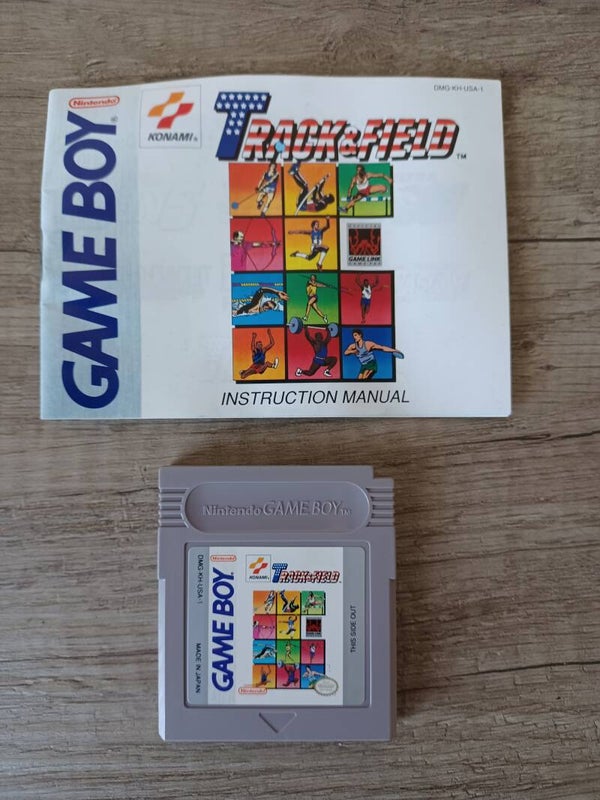 jeu et notice gameboy , track & field, occasion