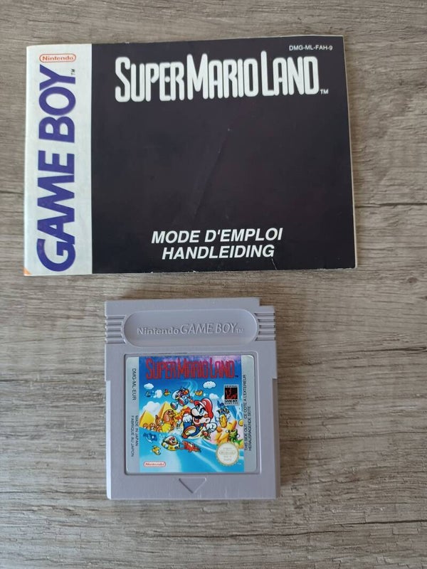 jeu et notice gameboy , super mario land  , occasion