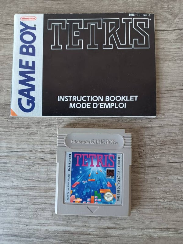 jeu et notice gameboy , tetris , occasion