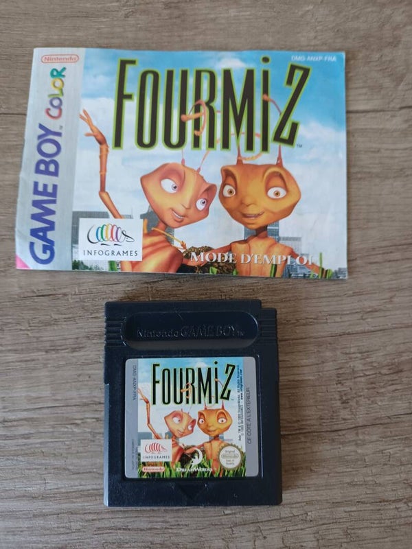 jeu et notice gameboy color , fourmiz , occasion