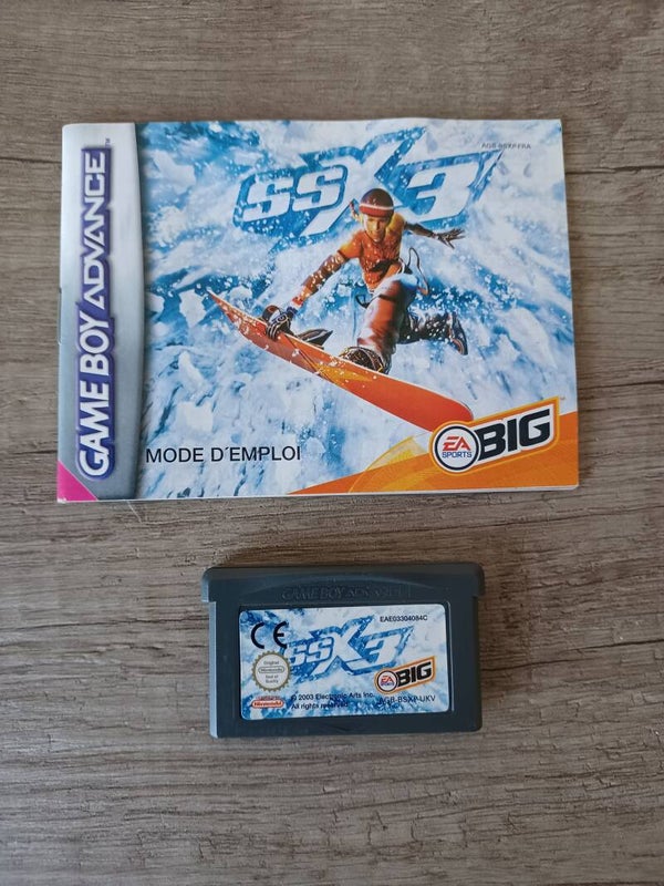 jeu et notice gameboy advance , ssx 3 , occasion