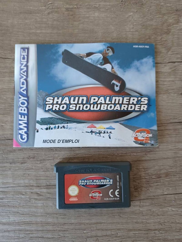 jeu et notice gameboy advance , shaun palmer's pro snowboarder , occasion