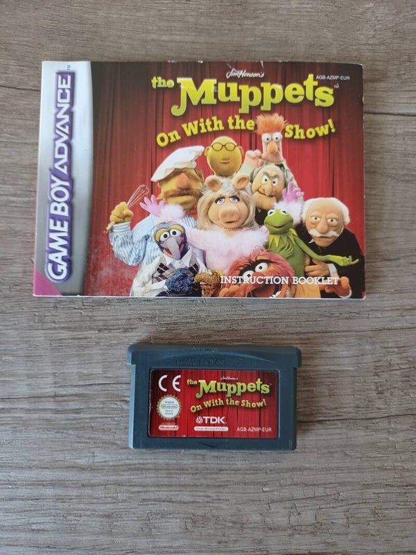 jeu et notice gameboy advance , the muppets , occasion