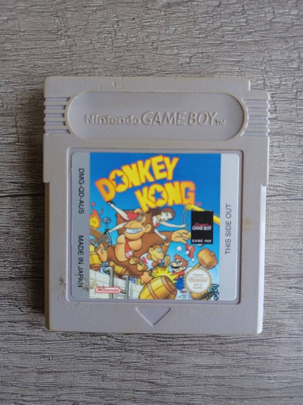 jeu gameboy , donkey kong , occasion