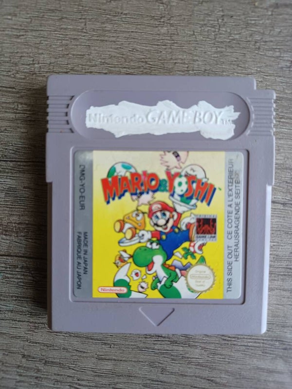 jeu gameboy , mario & yoshi , occasion