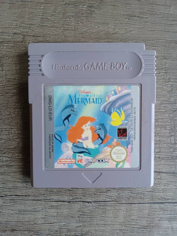 jeu gameboy , la petite sirene , occasion