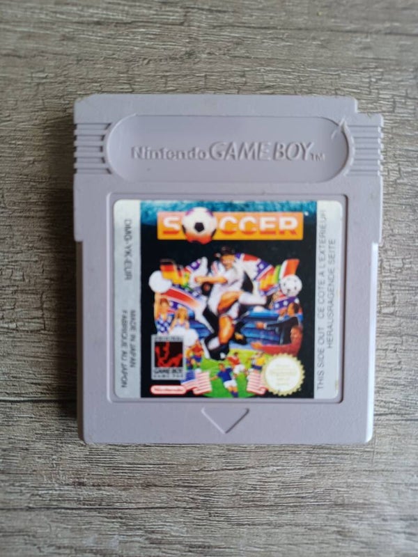 jeu gameboy , soccer , occasion