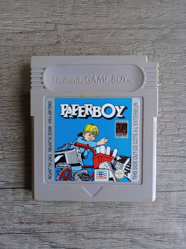 jeu gameboy , paperboy, occasion