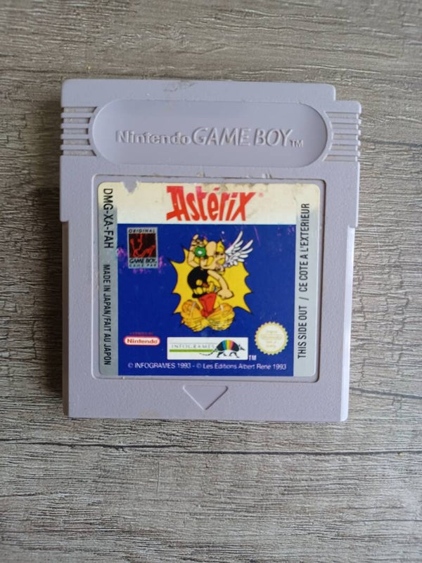 jeu gameboy , asterix , occasion
