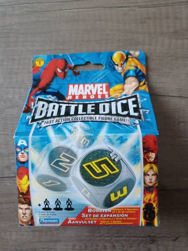 marvel heroes battle dice , booster , neuf
