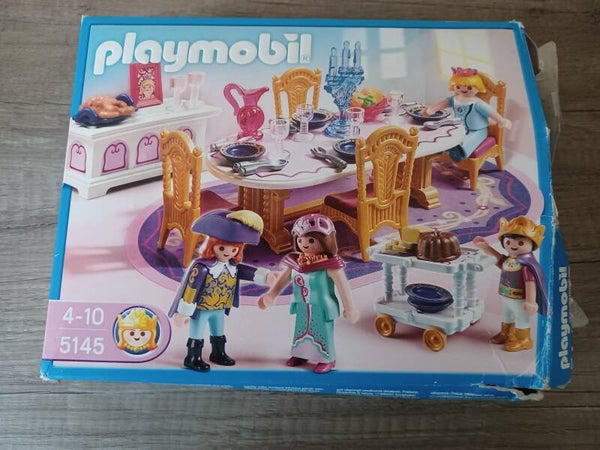playmobil 5145 , salle a manger royale , occasion