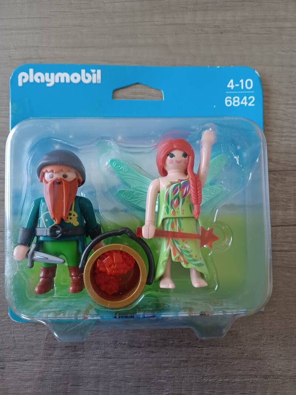 playmobil , 6842 nain et fée , neuf