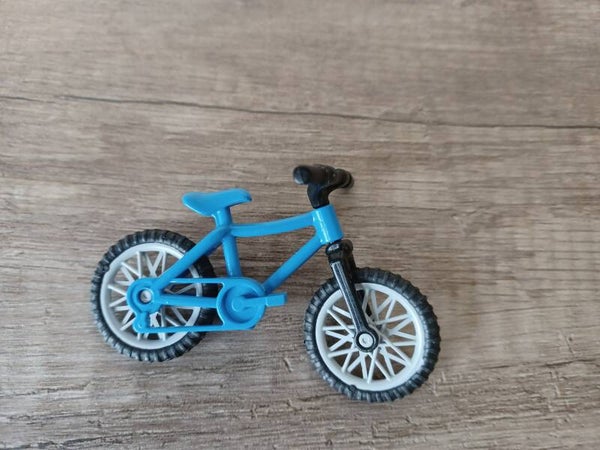 playmobil , velo bleu , occasion