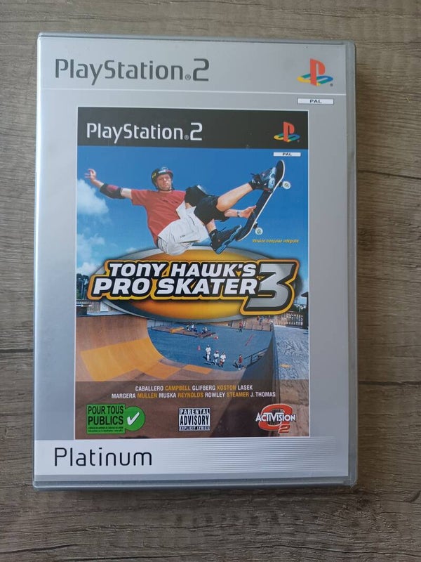 jeu ps2 , tony hawk's pro skater 3 , occasion