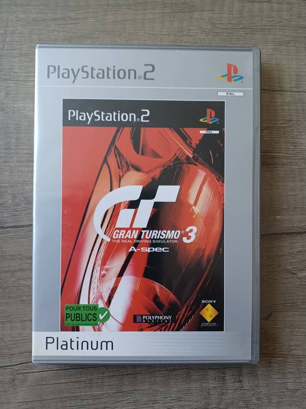 jeu ps2 , gran turismo 3 , occasion
