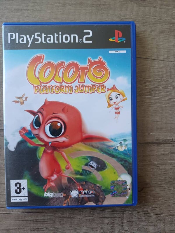 jeu ps2 , cocoto plateform jumper , occasion