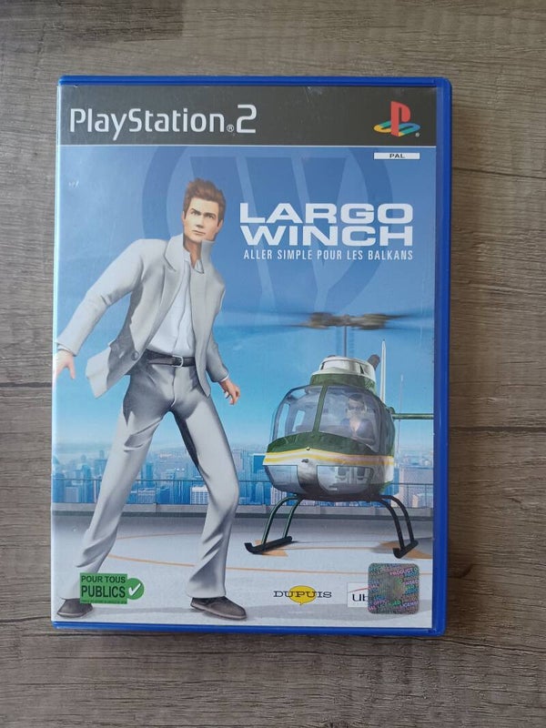 jeu ps2 , largo winch, occasion