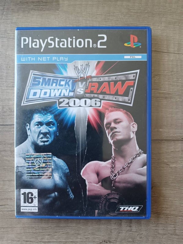 jeu ps2 , smack down vs raw 2006 , occasion