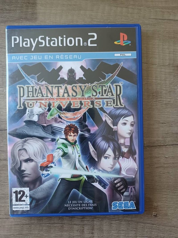 jeu ps2 , phantasy star universe, occasion