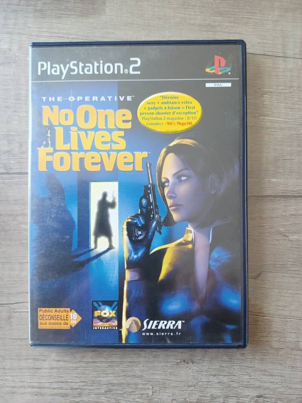 jeu ps2 , no one lives forever , occasion