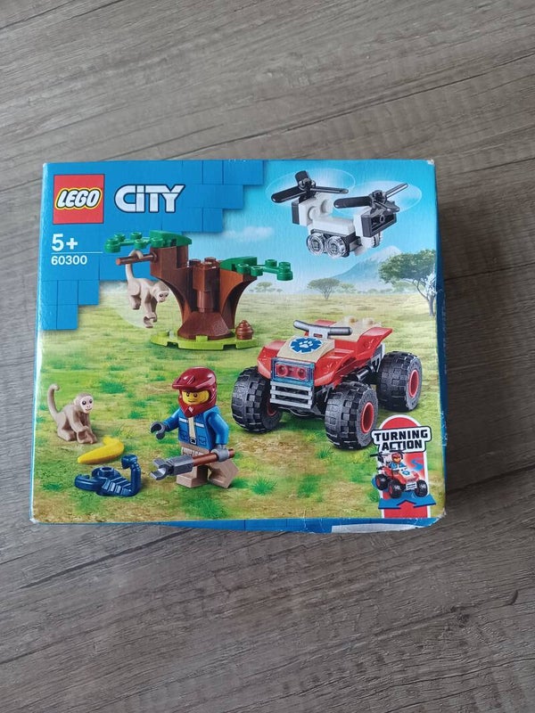 lego city 60300 le quad de sauvetage des animaux sauvages , neuf